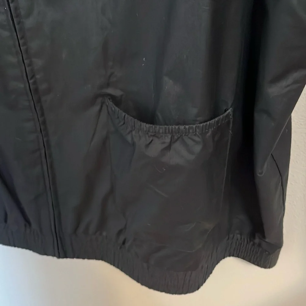 LizGolf utility jacket windbreaker vest plus size 2X black lightweight pockets